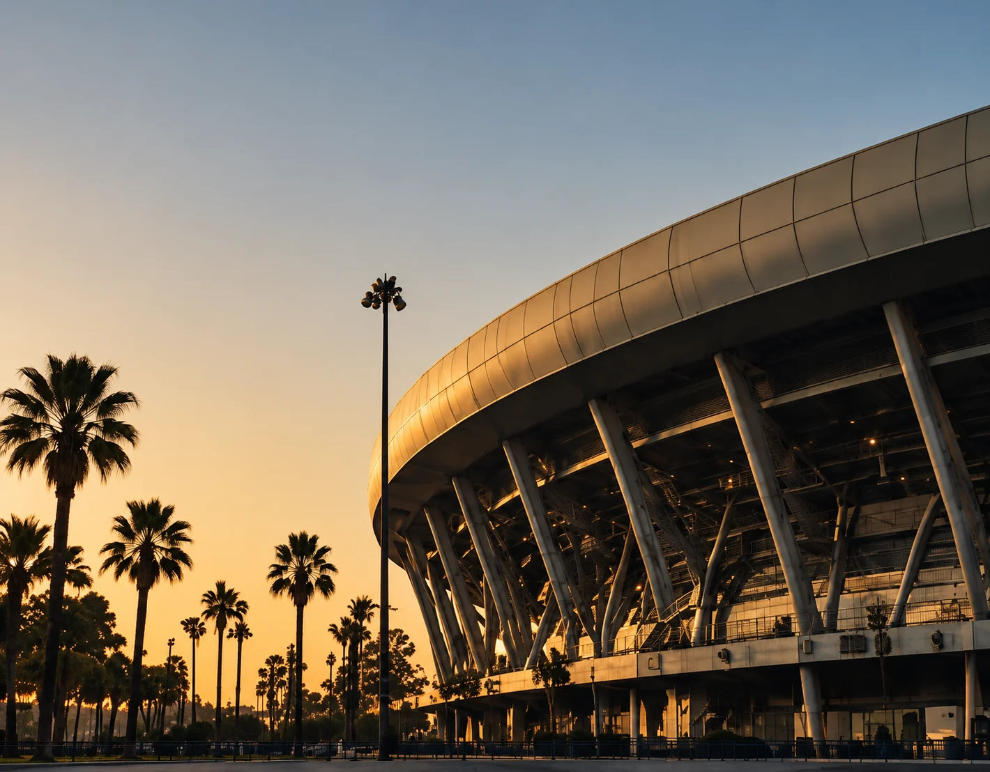 Sports arena exterior